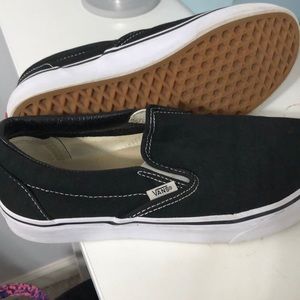 Black slip on vans